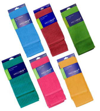 Repasadores Arcoiris SET x 2 44x70