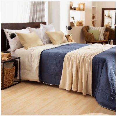 Acolchado Casablanca Duty Rustico Queen colores varios