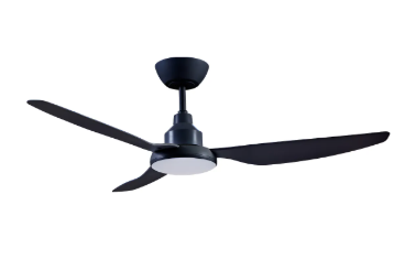 Ventilador de techo 56" con luz 3 aspas negro Philco 94ten56315ln