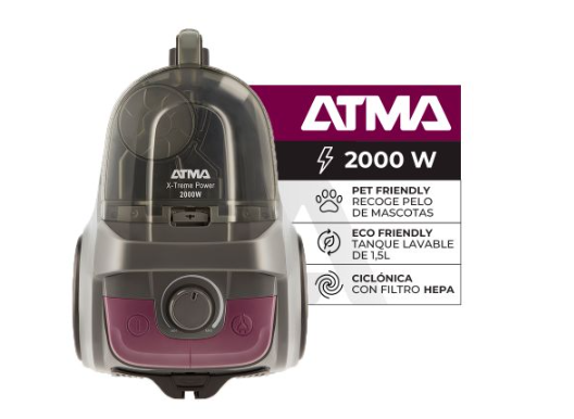 Aspiradora Ciclonica ATMA 2000w AS9021N
