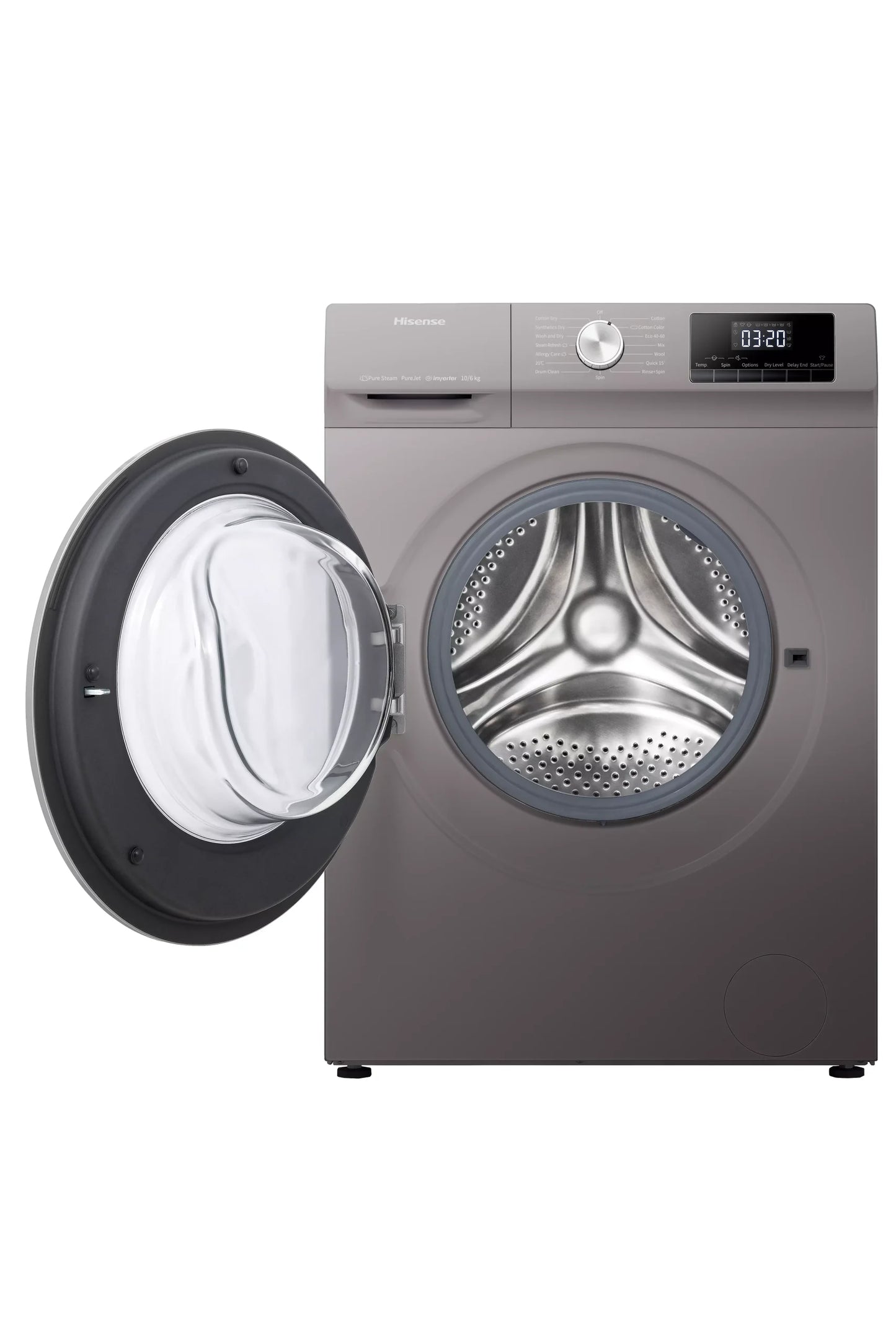 Lavasecarropa Hisense Carga Frontal 10KG Inverter WDQY1014T
