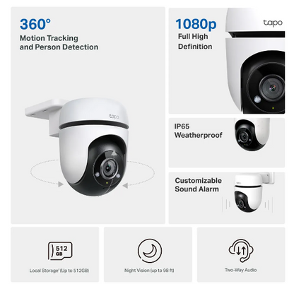 Camara IP tp-link Tapo C500 Exterior