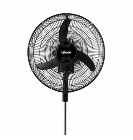 Ventilador de Pie 18" VVPRN18 Liliana parr. metal. negra/ aspas plasticas