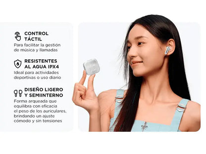 Auricular Xiaomi Inalambrico Buds 6 Active Negro