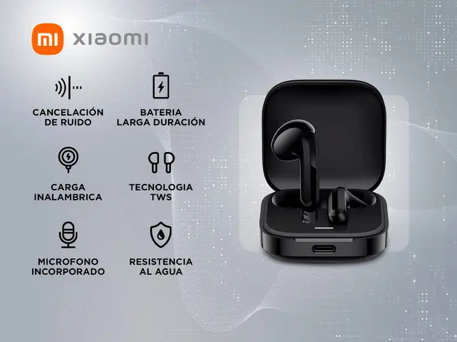 Auricular Xiaomi Inalambrico Buds 6 Active Negro