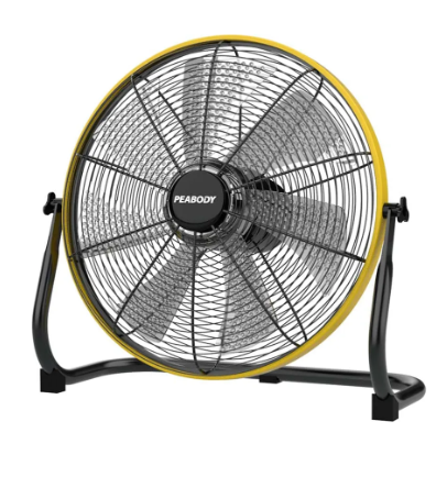 Ventilador Turbo a Bateria Peabody 16" VTB1630NA